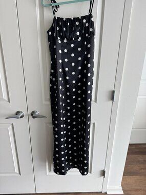 NA-KD Polka dot maxi dress dress